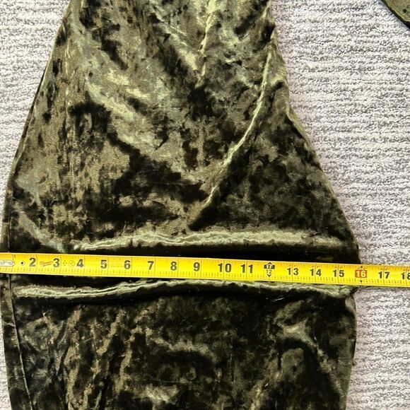 NWT Camila Coelho Gabriel Green Velvet Maxi Dress XS Revolve - Picture 11 of 16